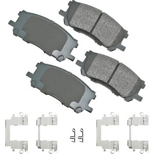 Akebono Brake Corporation - ACT1005A - ProACT Ultra-Premium Bra ke Pads - Front