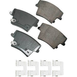 Akebono Brake Corporation - ACT1057 - Brake Pads Rear Dodge 05 -18 Challenger Charger
