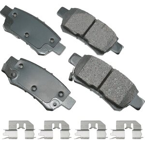 Akebono Brake Corporation - ACT1088A - ProACT Ultra-Premium Bra ke Pads - Rear