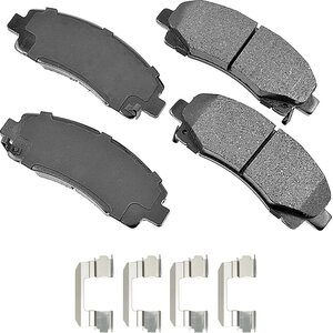 Akebono Brake Corporation - ACT1102 - ProACT Ultra-Premium Bra ke Pads - Front