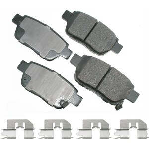 Akebono Brake Corporation - ACT1103 - Brake Pads Rear Acura TL 09-14 Honda Ridgeline 06