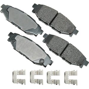 Akebono Brake Corporation - ACT1114A - ProACT Ultra-Premium Bra ke Pads - Rear