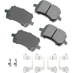 Akebono Brake Corporation - ACT1160 - ProACT Ultra-Premium Bra ke Pads - Front