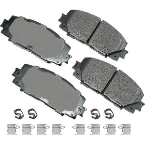 Akebono Brake Corporation - ACT1184A - ProACT Ultra-Premium Bra ke Pads - Front