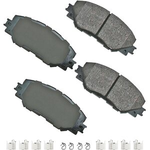 Akebono Brake Corporation - ACT1210A - Akebono Brake Corporation Proact Ultra-Premium Bra Ke Pads - Front