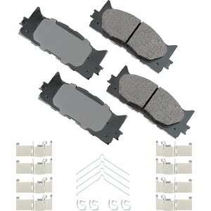 Akebono Brake Corporation - ACT1222A - Akebono Brake Corporation Proact Ultra-Premium Bra Ke Pads - Front