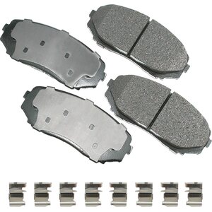 Akebono Brake Corporation - ACT1258 - Akebono Brake Corporation Proact Ultra-Premium Bra Ke Pads - Front