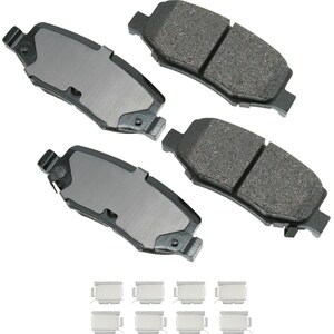 Akebono Brake Corporation - ACT1274A - Akebono Brake Corporation Brake Pad Rear Dodge Nitro 07-11 Wrangler