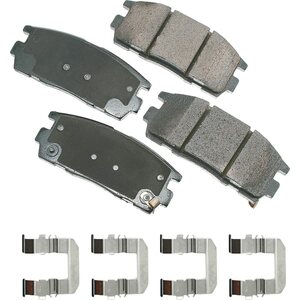 Akebono Brake Corporation - ACT1275 - Akebono Brake Corporation Brake Pad Rear Chevrolet Captive 12-15 Equinox 07