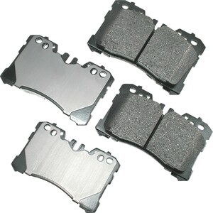 Akebono Brake Corporation - ACT1282 - Brake Pad Lexus LS460 07 -17 LS500 18-19