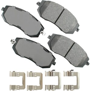 Akebono Brake Corporation - ACT1539 - ProACT Ultra-Premium Brake Pads - Front
