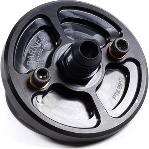 Barnes - 8910-10 - Billet Oil Filter Block Off Plate -10 Fitting