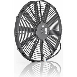 Be-Cool Radiators - 75058 - 16in Euro Black Thin Line Electric Puller Fan