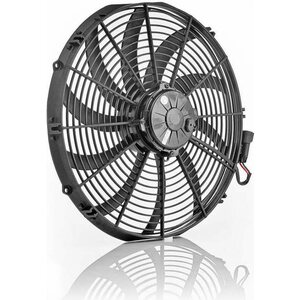 Be-Cool Radiators - 75068 - 16in Euro Black Electric Fan Super Duty Puller