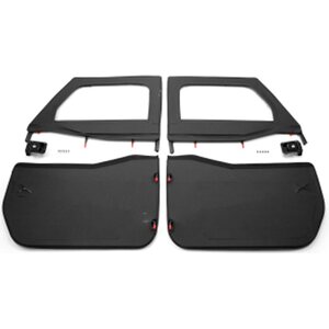 Bestop - 51750-17 - Full 2-Piece Fabric Door Jeep 18-20 Wrangler JL