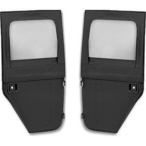 Bestop - 51751-35 - Full 2-Piece Fabric Door Jeep 18-20 Wrangler JL