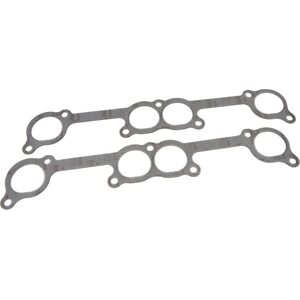 Beyea Custom Headers - HG13AP - Exhaust Gasket SBC 13 Deg All-Pro - 2.033 x 1.841 in D Port - Steel Core Graphite - 13 Degree Heads - Small Block Chevy