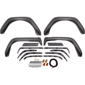 Bushwacker - 10920-07 - 97-06 Jeep TJ Flat Style Fender Flares