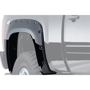 Bushwacker - 20044-02 - 99-07 Ford Super Duty SB Cut Out Flares Rear