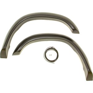 Bushwacker - 22003-11 - Extend-A-Fender Flare Frnt Pair 99-13 Ford Van