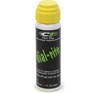 Clear One Racing Products - DRP2 - Dial-In Window Marker Yellow 1oz Dial-Rite