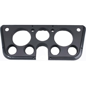 Clayton Machine Works - 6772-C - Gauge Bezel 67-72 GM P/U Carbon Fiber With Gray