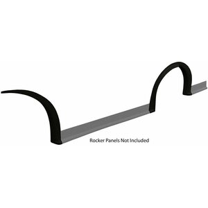 Fivestar - 007-261-BL - Md 3 Wheel Flares Dirt Black Left