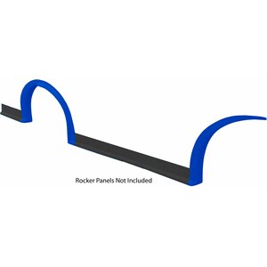 Fivestar - 007-261-CBR - Md 3 Wheel Flares Dirt Chevron Blue Right