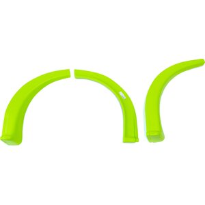 Fivestar - 007-261-FGR - Md 3 Wheel Flares Dirt Fluorescent Green Right