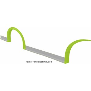 Fivestar - 007-261-FYR - Md 3 Wheel Flares Dirt Flresnt Yellow Right