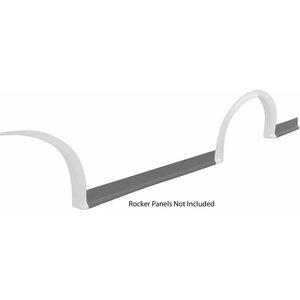 Fivestar - 007-261-WL - Md 3 Wheel Flares Dirt White Left