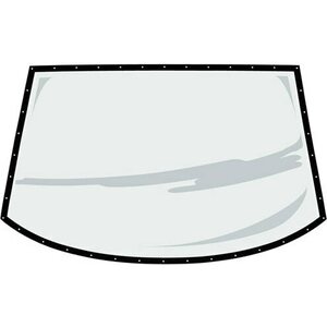 Fivestar - 574-6111-3B - Rear Window ABC Molded .093 w/Blk Border Uncoat