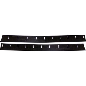 Fivestar - 600-400-B - 88 Monte Wear Strips Lower Nose Black 1 Pair