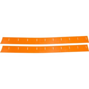 Fivestar - 600-400-OR - 88 Monte Wear Strips Lower Nose Orange