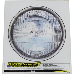 Fivestar - H00-410S - Univer. Headlight Decal 6.00in Diameter
