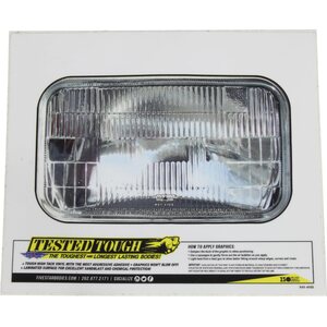 Fivestar - H01-410S - Univer. Headlight Decal 5.62in x  3.25in