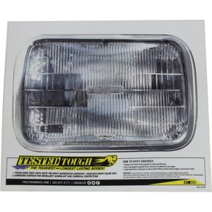 Fivestar - H01-411S - Univer. Headlight Decal 8in x  5.4in