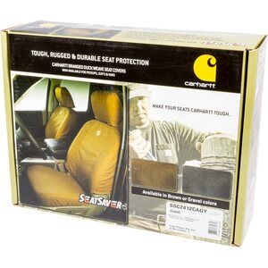 Covercraft - SSC2412CAGY - Carhartt Seat Saver Gray Front 11-16 Ford F250