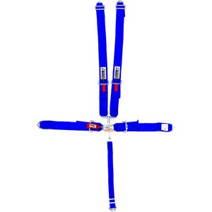 Crow Enterprizes - 11003 - 5-Pt Harness Small Latch Blu Bolt In Pull Down