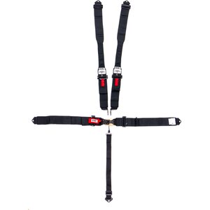 Crow Enterprizes - 11004B-DB - 5-Pt Harness Small Latch Blk Hans Bolt In Blk Har