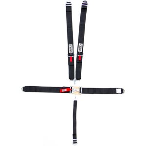 Crow Enterprizes - 11064 - 5-Pt Harness Big Latch Blk Bolt In Pull Down