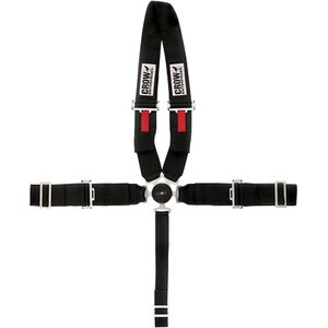 Crow Enterprizes - 11114D - Cam Lock 5 Point Wrap Around Pull Up Adj Black