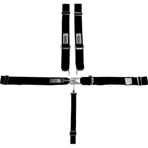 Crow Enterprizes - 20054 - 5-Pt Harness Small Latch Black Pull Down LS Only