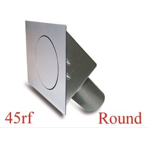 Hagan - 45RF - Round Fuel Door  Flat Surfaces