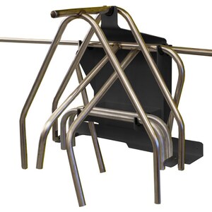 Hepfner Racing Products - HRP6135-BLK - Nerf and Bumper Rack Black