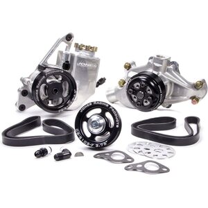 Jones Racing Products - 1004-AR-CE - Serpentine Drive Kit - SBC w/P/S & W/P