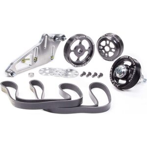 Jones Racing Products - 1004-S-CE - Serpentine Drive Kit - SBC Crate Engine w/P/S