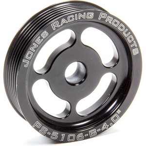Jones Racing Products - PS-5106-B-4 - Power Steering Pulley Serpentine 4in