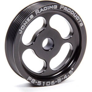 Jones Racing Products - PS-5106-B-4.500 - Pulley 4.500 6 Groove Serpentine