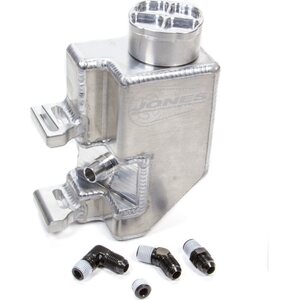 Jones Racing Products - PS-9008-AR3 - P/S Reservoir L/W Alum w/Aux Bung & Billet Cap